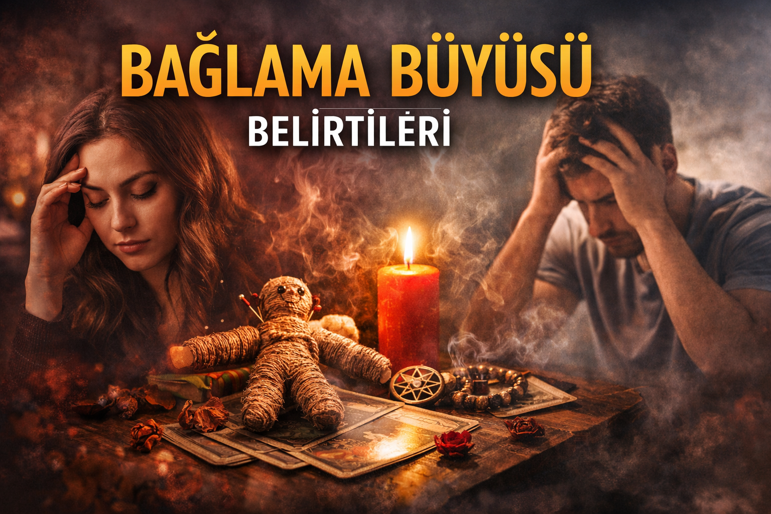 Bağlama büyüsü belirtileri yaşayan kadın ve erkek üzerinde görülen ruhsal ve duygusal etkiler